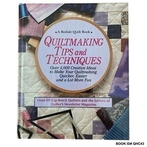NEW SEALED - Quilt Making Tips And Techniques Hardcover Book 1994